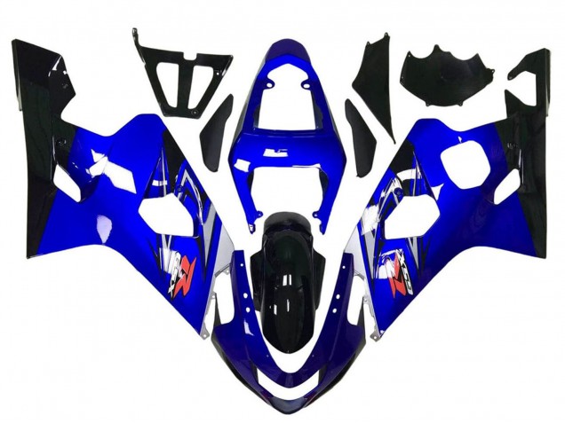 2004-2005 Suzuki GSXR 600 / GSXR 750 Motorcycle Fairing - Blue White Black Australia