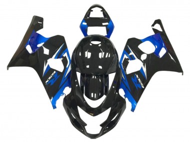 Affordable 2004-2005 Suzuki GSXR 600 / GSXR 750 Motorcycle Fairings - Glossy Black Blue Australia