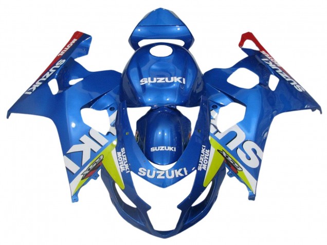 2004-2005 Suzuki GSXR 600 / GSXR 750 Motorcycle Fairings - Blue Green Red Motul Australia