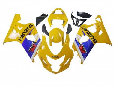 Affordable 2004-2005 Suzuki GSXR 600 / GSXR 750 Motorcycle Fairing - Yellow White Blue Black Australia