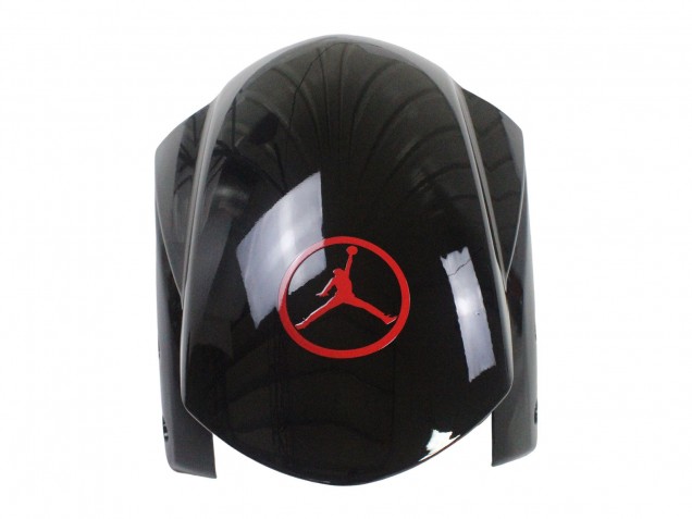 2004-2005 Suzuki GSXR 600 / GSXR 750 Motorcycle Fairings - Glossy Black Red Jordan Michelin Australia