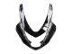 2004-2005 Suzuki GSXR 600 / GSXR 750 Motorcycle Fairing - White Black Australia