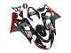 2004-2005 Suzuki GSXR 600 / GSXR 750 Motorcycle Fairings - Black Grey Red Australia
