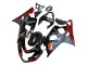 2004-2005 Suzuki GSXR 600 / GSXR 750 Motorcycle Fairings - Black Grey Red Australia