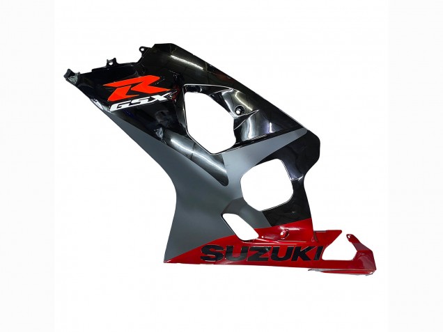 2004-2005 Suzuki GSXR 600 / GSXR 750 Motorcycle Fairings - Black Grey Red Australia
