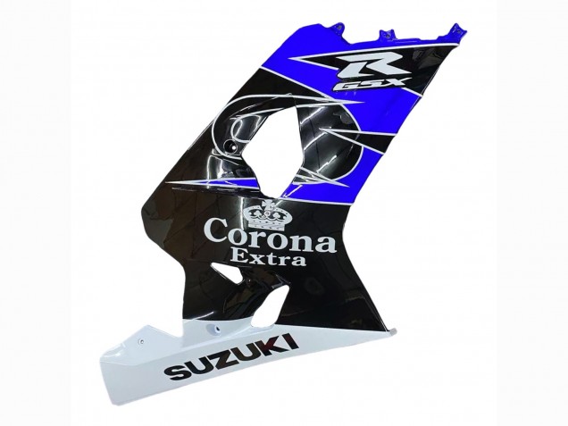 2004-2005 Suzuki GSXR 600 / GSXR 750 Motorcycle Fairing - White Blue Black Corona Motul Australia