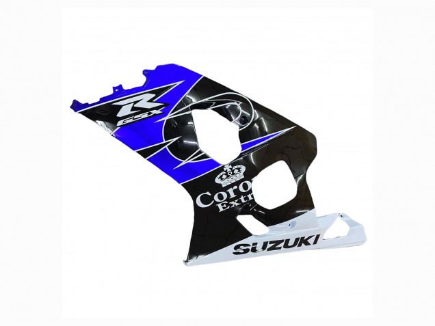 2004-2005 Suzuki GSXR 600 / GSXR 750 Motorcycle Fairing - White Blue Black Corona Motul Australia