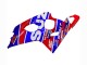 2004-2005 Suzuki GSXR 600 / GSXR 750 Motorcycle Fairings - Blue Red Black Motul Dunlop Australia