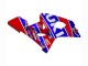 2004-2005 Suzuki GSXR 600 / GSXR 750 Motorcycle Fairings - Blue Red Black Motul Dunlop Australia