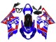 2004-2005 Suzuki GSXR 600 / GSXR 750 Motorcycle Fairings - Blue Red Black Motul Dunlop Australia