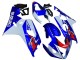2004-2005 Suzuki GSXR 600 / GSXR 750 Motorcycle Fairing - White Blue Red Australia