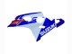 2004-2005 Suzuki GSXR 600 / GSXR 750 Motorcycle Fairing - White Blue Red Australia