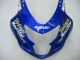 2004-2005 Suzuki GSXR 600 / GSXR 750 Motorcycle Fairings - Blue White Yellow Green Telefonica Motul MoviStar Australia