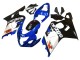 2004-2005 Suzuki GSXR 600 / GSXR 750 Motorcycle Fairings - Blue White Black Australia