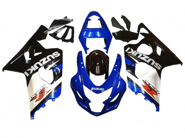 2004-2005 Suzuki GSXR 600 / GSXR 750 Motorcycle Fairings - Blue White Black Australia