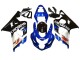 2004-2005 Suzuki GSXR 600 / GSXR 750 Motorcycle Fairings - Blue White Black Australia