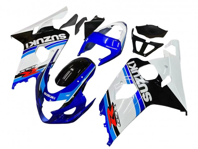 2004-2005 Suzuki GSXR 600 / GSXR 750 Motorcycle Fairing - White Blue Black Red Australia