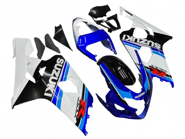 2004-2005 Suzuki GSXR 600 / GSXR 750 Motorcycle Fairing - White Blue Black Red Australia