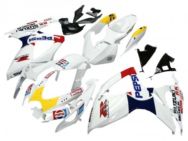 Affordable 2006-2007 Suzuki GSXR 600 / GSXR 750 Motorcycle Fairings - White Red Yellow Motul Australia