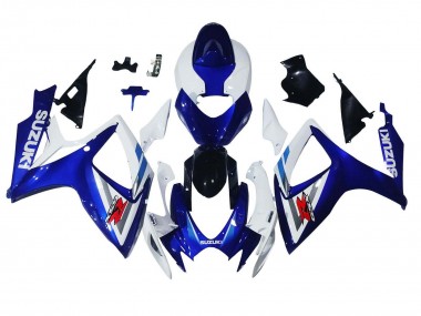 Affordable 2006-2007 Suzuki GSXR 600 / GSXR 750 Motorcycle Fairings - White Blue Glossy Black Red Australia