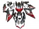 2008-2010 Suzuki GSXR 600 / GSXR 750 Motorcycle Fairings - Matte Black Red Australia