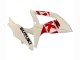2008-2010 Suzuki GSXR 600 / GSXR 750 Motorcycle Fairings - Cream White Red Black Australia