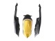 2008-2010 Suzuki GSXR 600 / GSXR 750 Motorcycle Fairings - Matte Black White Gold Australia
