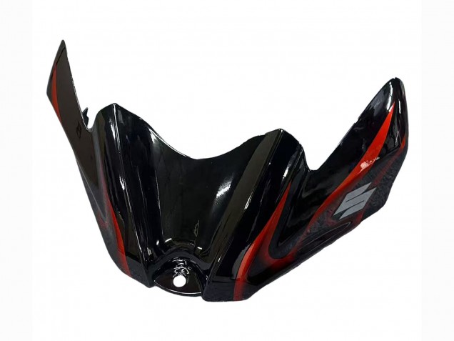 2008-2010 Suzuki GSXR 600 / GSXR 750 Motorcycle Fairings - Glossy Black Orange Flame Australia
