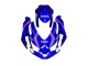 2008-2010 Suzuki GSXR 600 / GSXR 750 Motorcycle Fairings - White Blue Pink Ecstar Motul Australia
