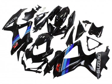 Affordable 2008-2010 Suzuki GSXR 600 / GSXR 750 Motorcycle Fairings - Glossy Black Blue Australia