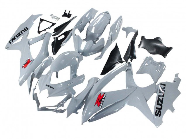 2008-2010 Suzuki GSXR 600 / GSXR 750 Motorcycle Fairings - Glossy Grey Australia
