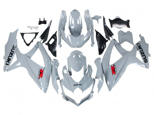 2008-2010 Suzuki GSXR 600 / GSXR 750 Motorcycle Fairings - Glossy Grey Australia