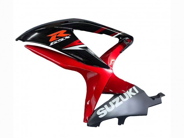2008-2010 Suzuki GSXR 600 / GSXR 750 Motorcycle Fairings - Red Glossy Black Australia