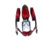 2008-2010 Suzuki GSXR 600 / GSXR 750 Motorcycle Fairings - Red Glossy Black Australia
