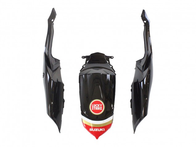 2008-2010 Suzuki GSXR 600 / GSXR 750 Motorcycle Fairings - Glossy Black Red White Motul Lucky Strike Australia