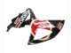 2008-2010 Suzuki GSXR 600 / GSXR 750 Motorcycle Fairings - Glossy Black Red White Motul Lucky Strike Australia