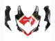 2008-2010 Suzuki GSXR 600 / GSXR 750 Motorcycle Fairings - Glossy Black Red White Motul Lucky Strike Australia
