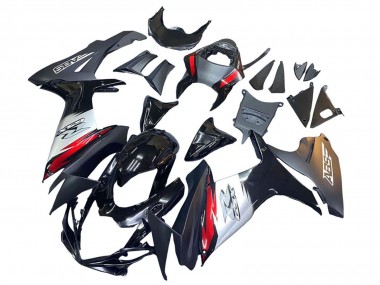Affordable 2011-2024 Suzuki GSXR 600 / GSXR 750 Motorcycle Fairings - Glossy Black Forged Carbon Fiber Silver Red Australia