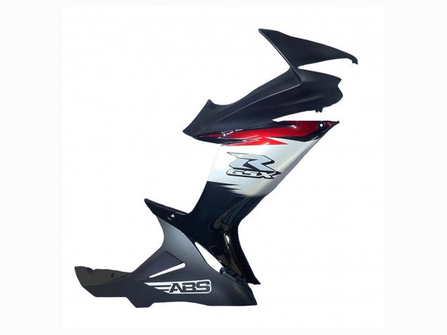2011-2024 Suzuki GSXR 600 / GSXR 750 Motorcycle Fairings - Glossy Black Forged Carbon Fiber Silver Red Australia