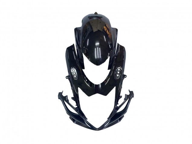 2011-2024 Suzuki GSXR 600 / GSXR 750 Motorcycle Fairings - Glossy Black Forged Carbon Fiber Silver Red Australia