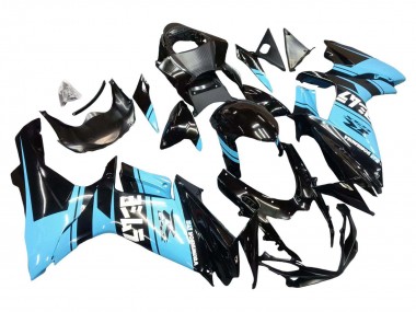Affordable 2011-2024 Suzuki GSXR 600 / GSXR 750 Motorcycle Fairings - Glossy Black Light Blue Australia