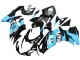 2011-2024 Suzuki GSXR 600 / GSXR 750 Motorcycle Fairings - Glossy Black Light Blue Australia