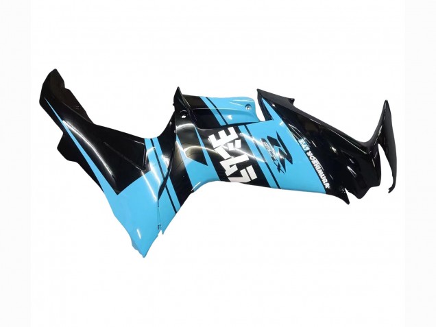 2011-2024 Suzuki GSXR 600 / GSXR 750 Motorcycle Fairings - Glossy Black Light Blue Australia