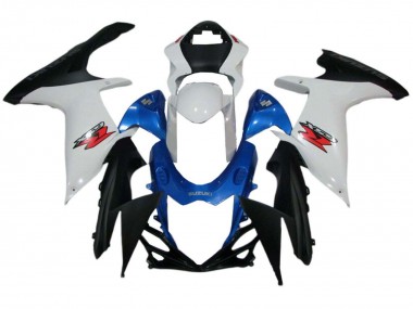 Affordable 2011-2024 Suzuki GSXR 600 / GSXR 750 Motorcycle Fairings - White Blue Black Australia