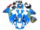 2011-2024 Suzuki GSXR 600 / GSXR 750 Motorcycle Fairings - Blue Gold Red Black Rizla Australia