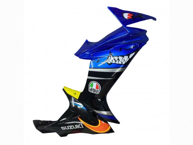 2011-2024 Suzuki GSXR 600 / GSXR 750 Motorcycle Fairings - Blue Yellow Australia