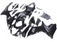 2011-2024 Suzuki GSXR 600 / GSXR 750 Motorcycle Fairings - Glossy Black Matte Black White Decal Australia