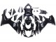 2011-2024 Suzuki GSXR 600 / GSXR 750 Motorcycle Fairings - Glossy Black Matte Black White Decal Australia