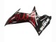 2011-2024 Suzuki GSXR 600 / GSXR 750 Motorcycle Fairings - Glossy Black Red Flame Australia