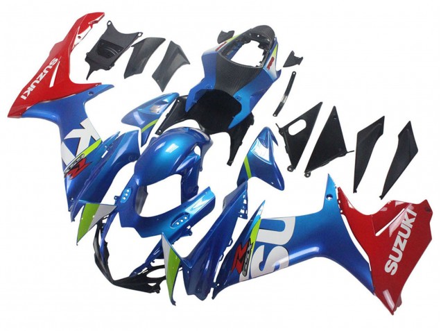 2011-2024 Suzuki GSXR 600 / GSXR 750 Motorcycle Fairings - Blue Red Australia